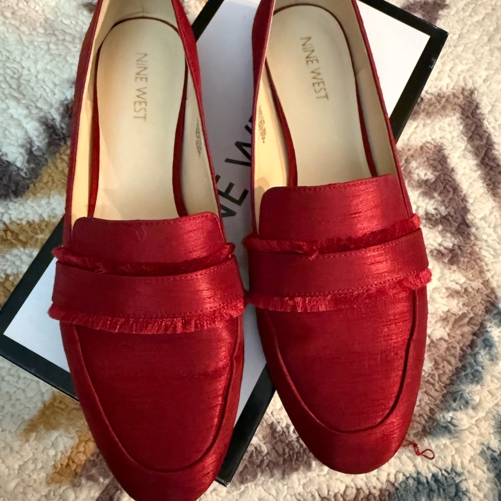 Nine West Red Women's Dress Loafers